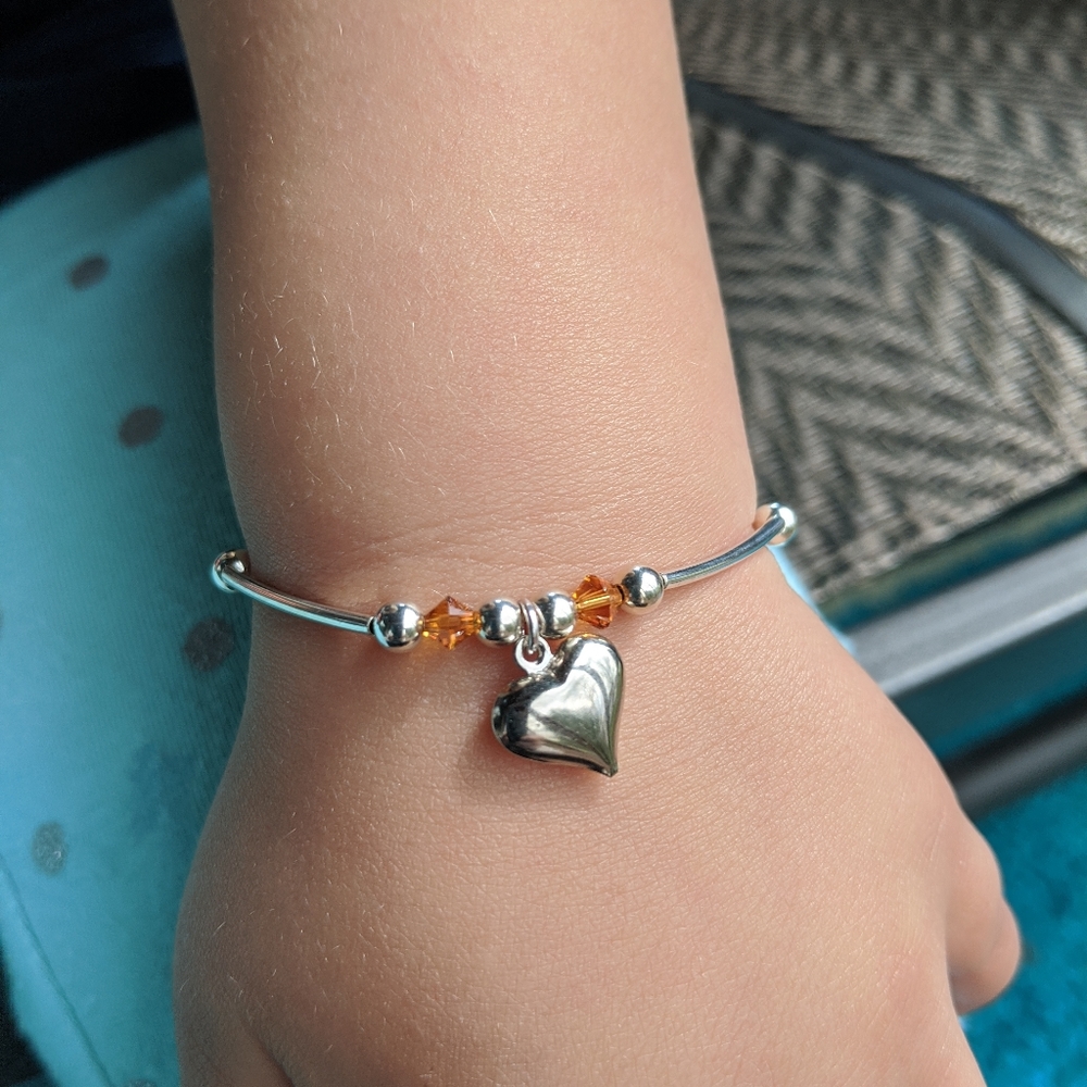 NWOT Children's Swarovski Bracelet